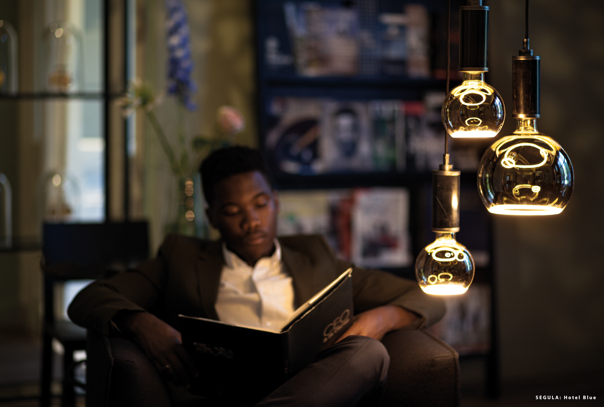 Hanglamp Floating Globe125 smokey