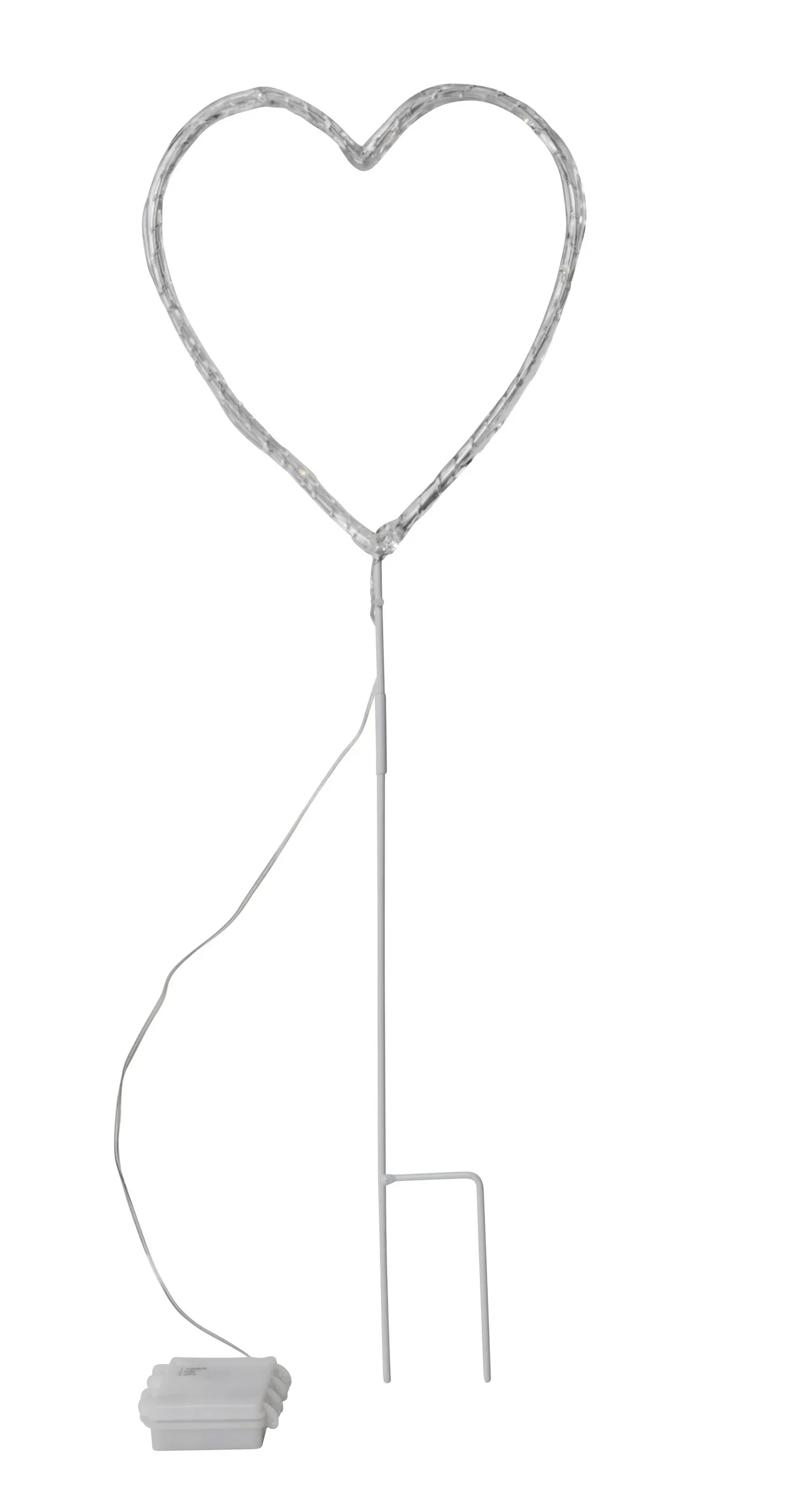 Hjerte på pinne Høyde 63 cm