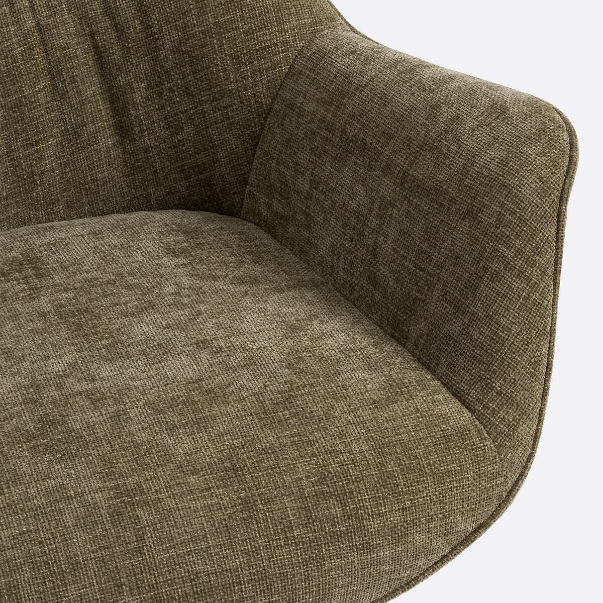 LA REDOUTE INTERIORS<br>Poltrona giratória, tecido estruturado, Hemmo