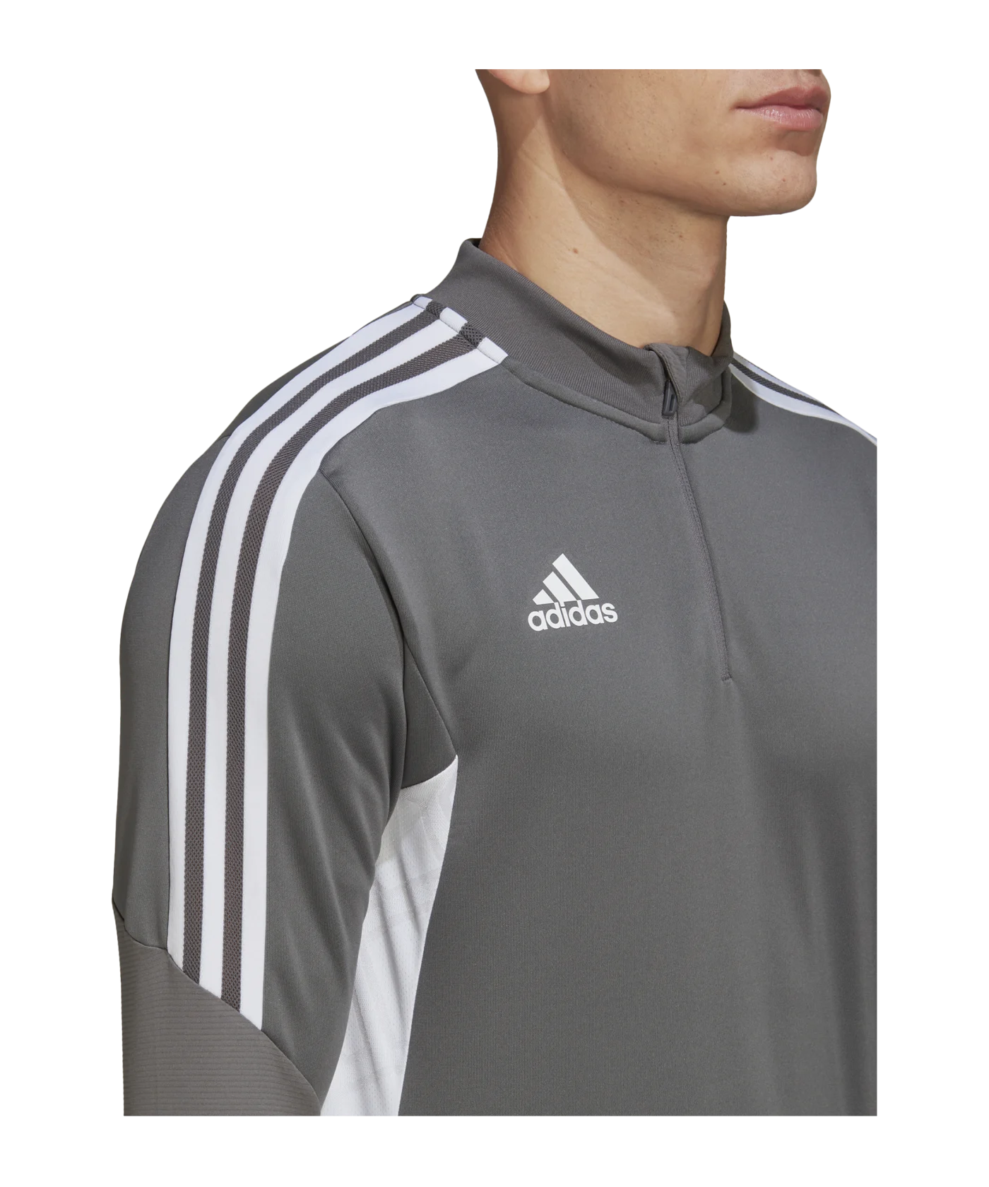 adidas Condivo 22 HalfZip Sweatshirt Grau Weiss