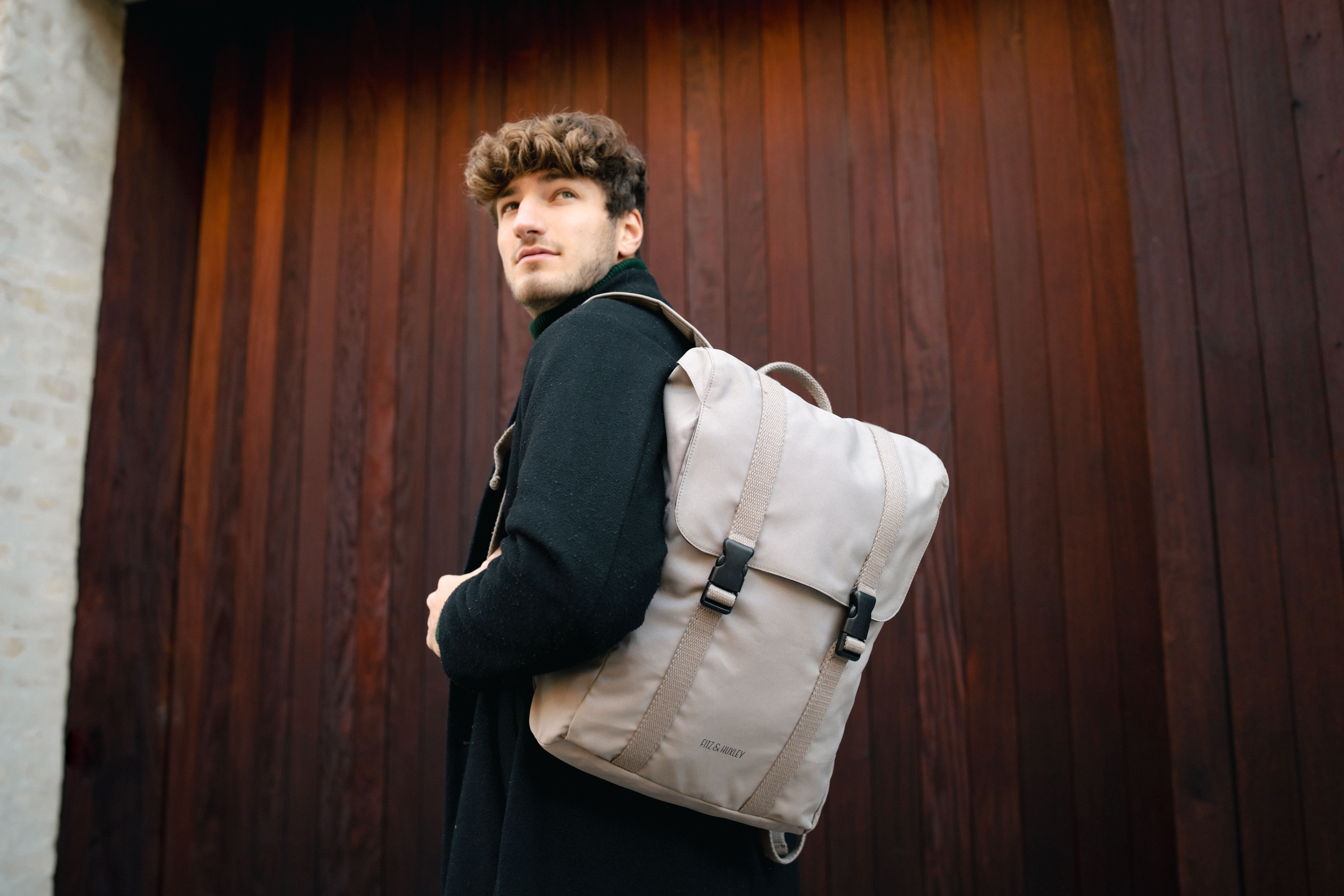 Fitz & Huxley Tagesrucksack OCEAN 12l, hellgrau