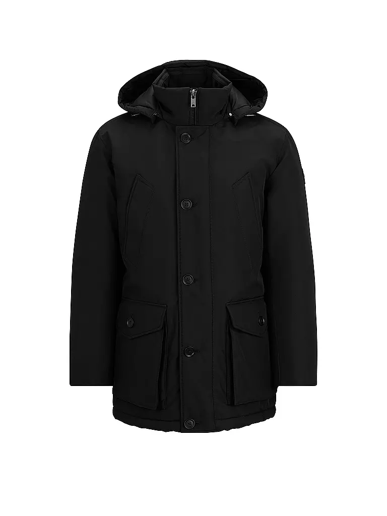 BOSS Parka OSIASS schwarz
