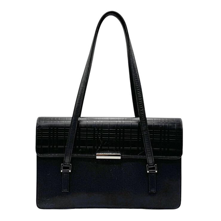 Burberry Vintage Burberry Shoulder Bag Black