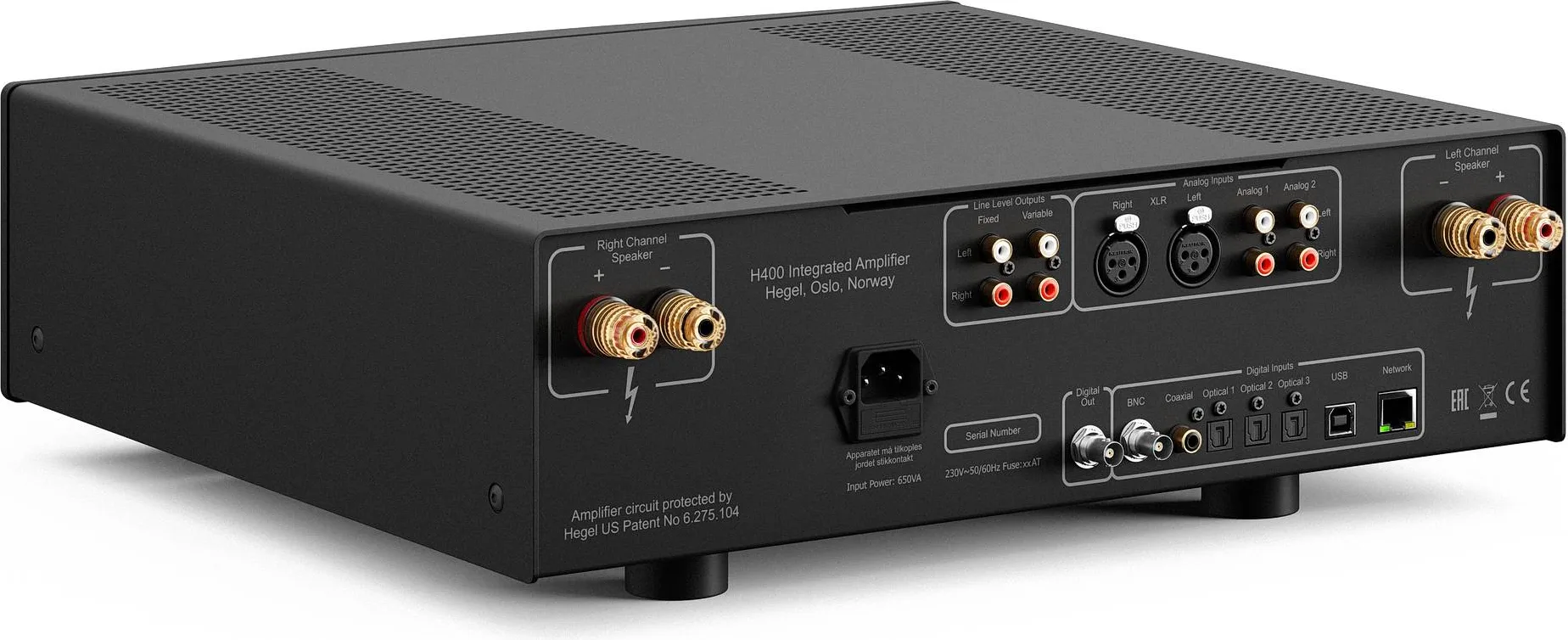 Hegel H400 Amplis hi-fi stéréo
