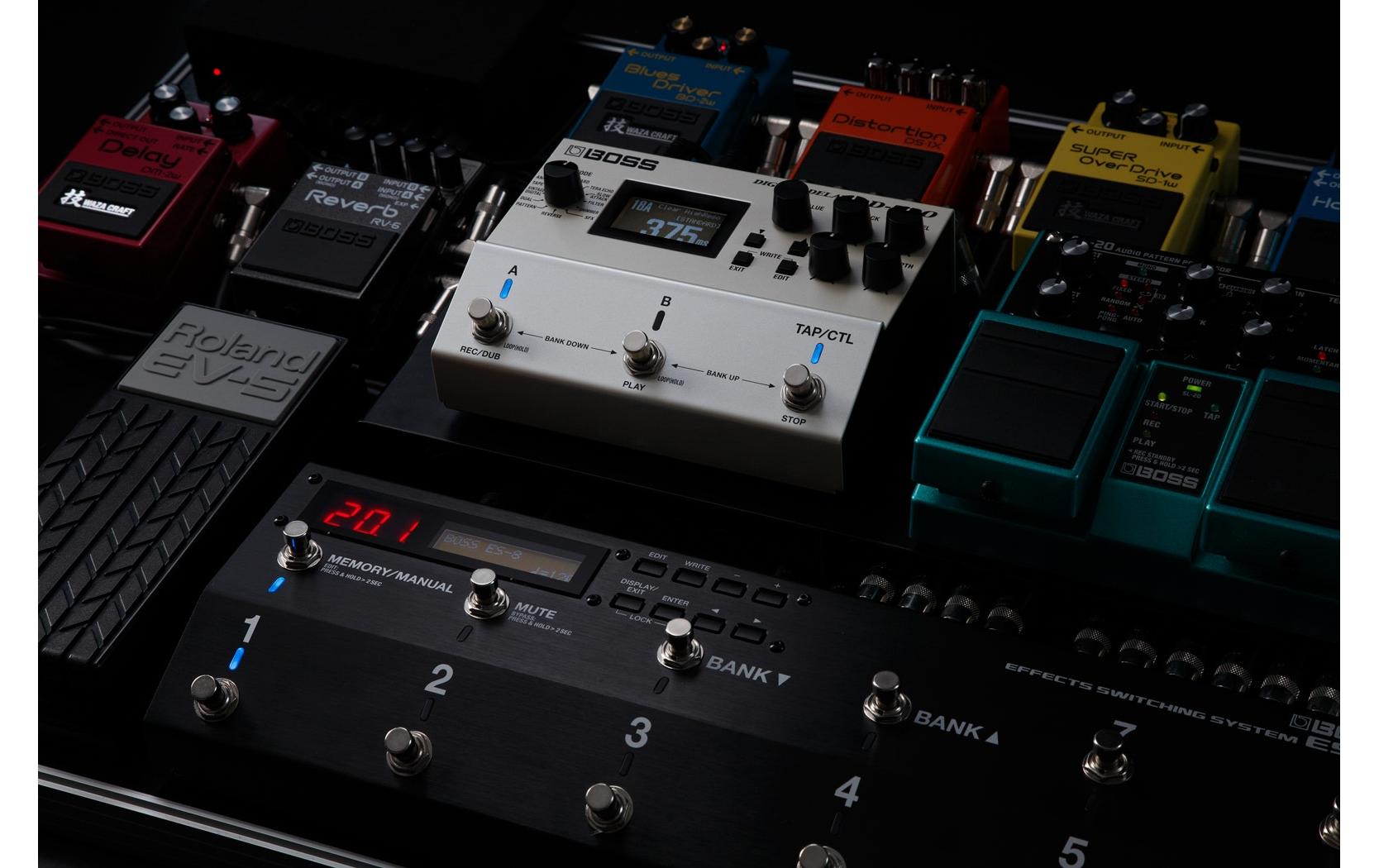 Effektgerät DD-500<br>Meisterhafter Sound, aussergewöhnlich kreative Vielfalt