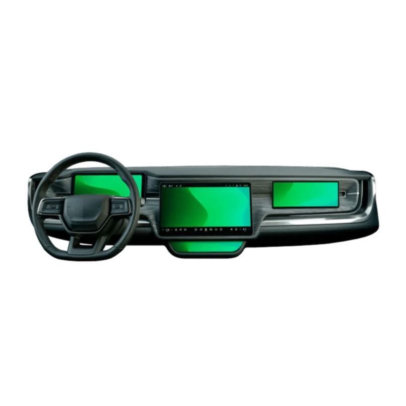 Mercedes Benz GLC (2022) Crystal Clear Auto Display Schutzfolie für Navigation / Boardcomputer Antibakteriell