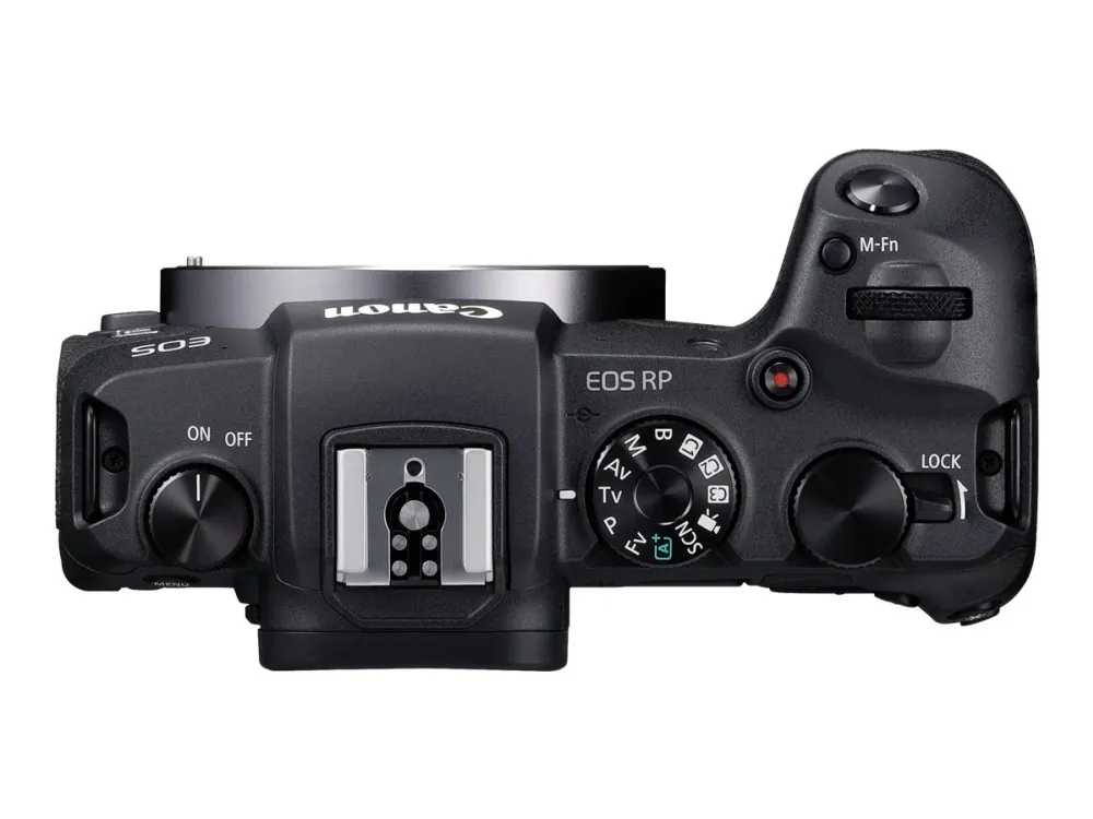 Canon EOS RP - Digitalkamera - spejlløst - 26.2 MP - Full Frame - 4K / 25 fps - 4.3x optisk zoom RF 24-105 mm F4 L IS USM objektiv - Wi-Fi, Bluetooth - med Canon Mount Adapter EF-EOS R