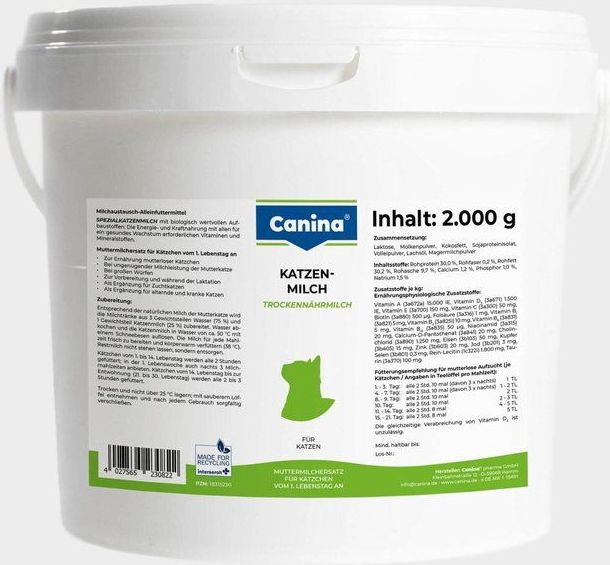 Canina - Kattenmelk - 2000 g - Dierensupplement