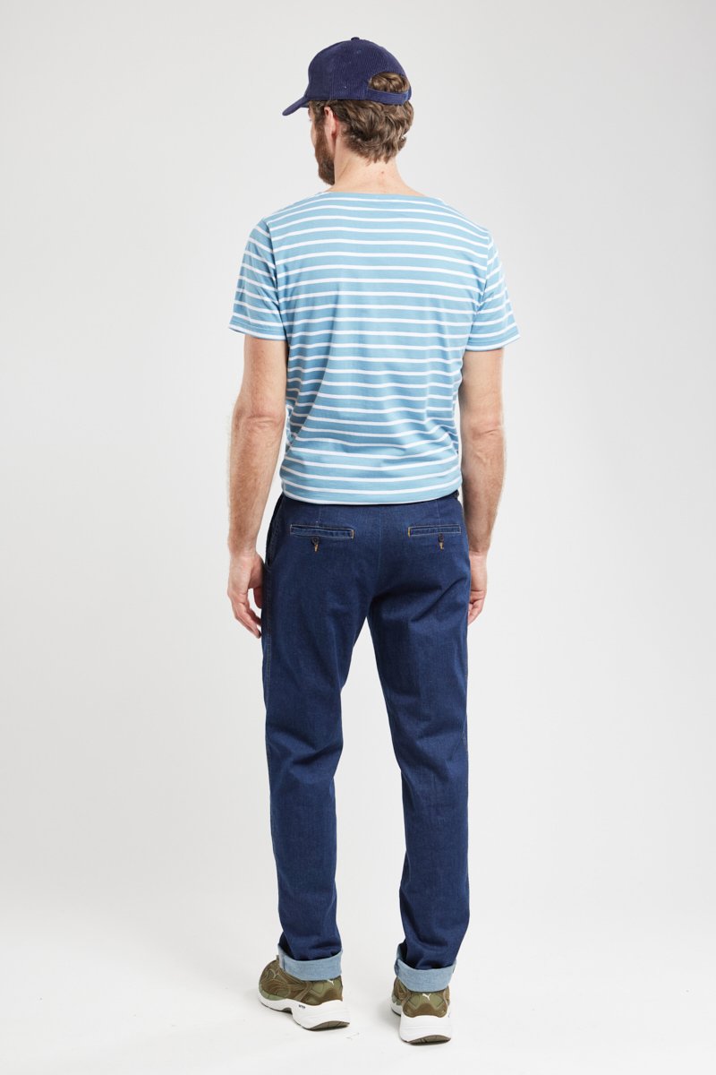 Jean taille élastique - coton