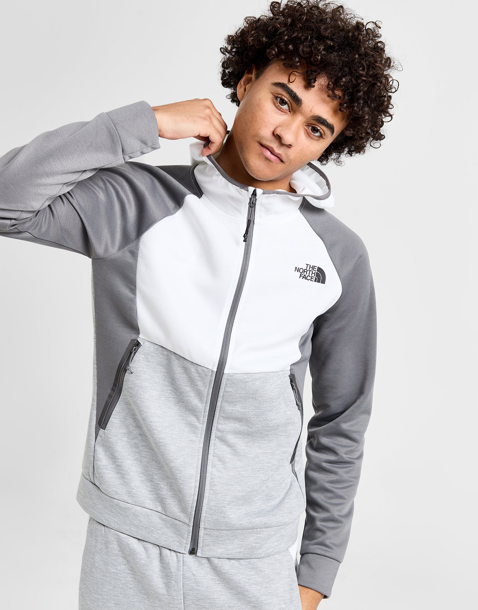 The North Face Sweat à Capuche Technique à Fermeture Eclair Homme