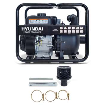 Hyundai vuilwaterpomp benzine 196CC