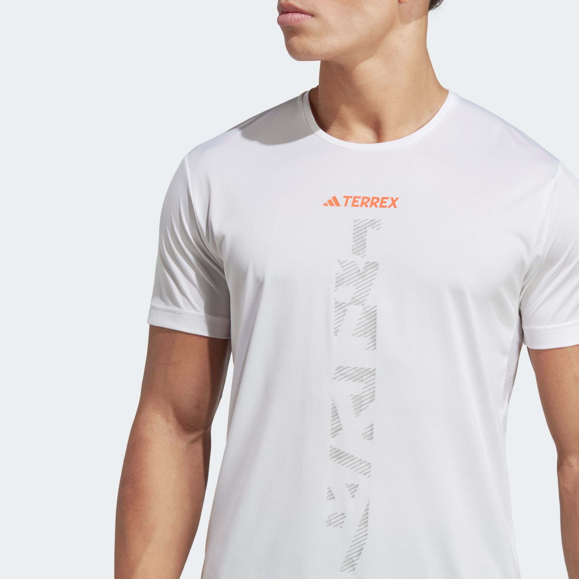 Terrex Agravic Trail Running T-Shirt Herre White