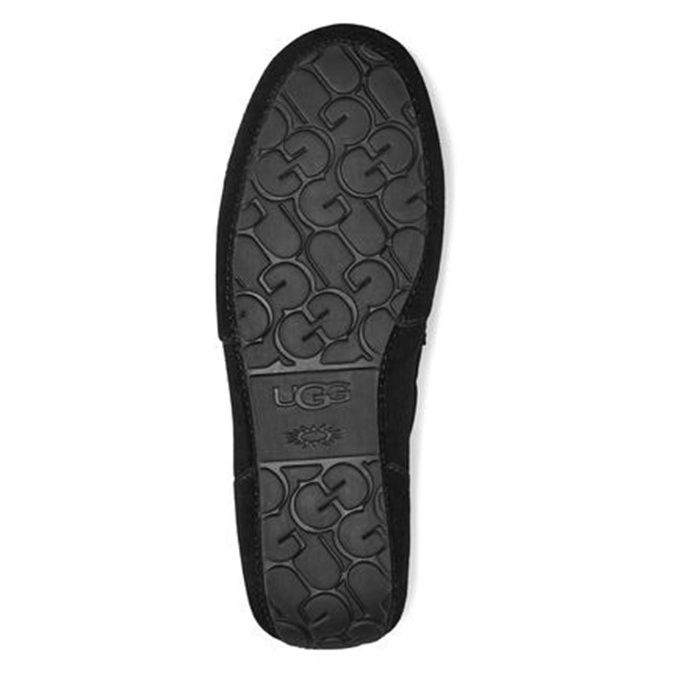 Ugg Mocasins chester en Velours de Cuir Chester Plaid noirs