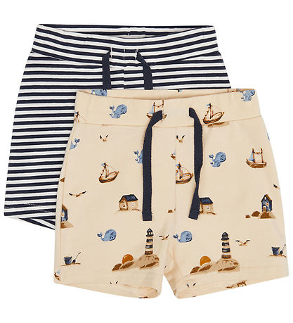 Hust and Claire Shorts - 2-pak - HCHau - Blåes