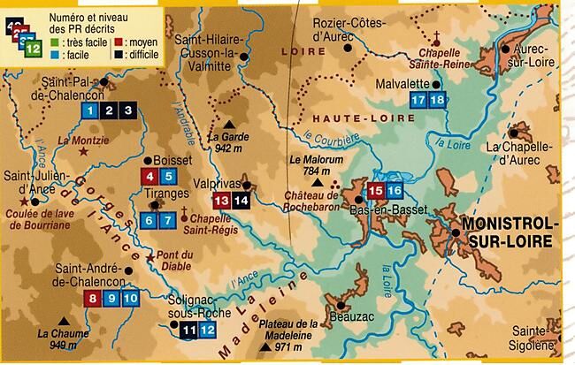FFRP - P43E LE PAYS DE ROCHEBARON A PIED FFRP