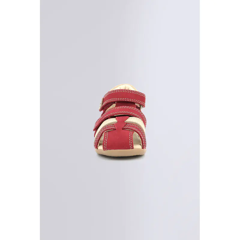 BIPOD ROUGE BEIGE SANDALES Cuir Garçon