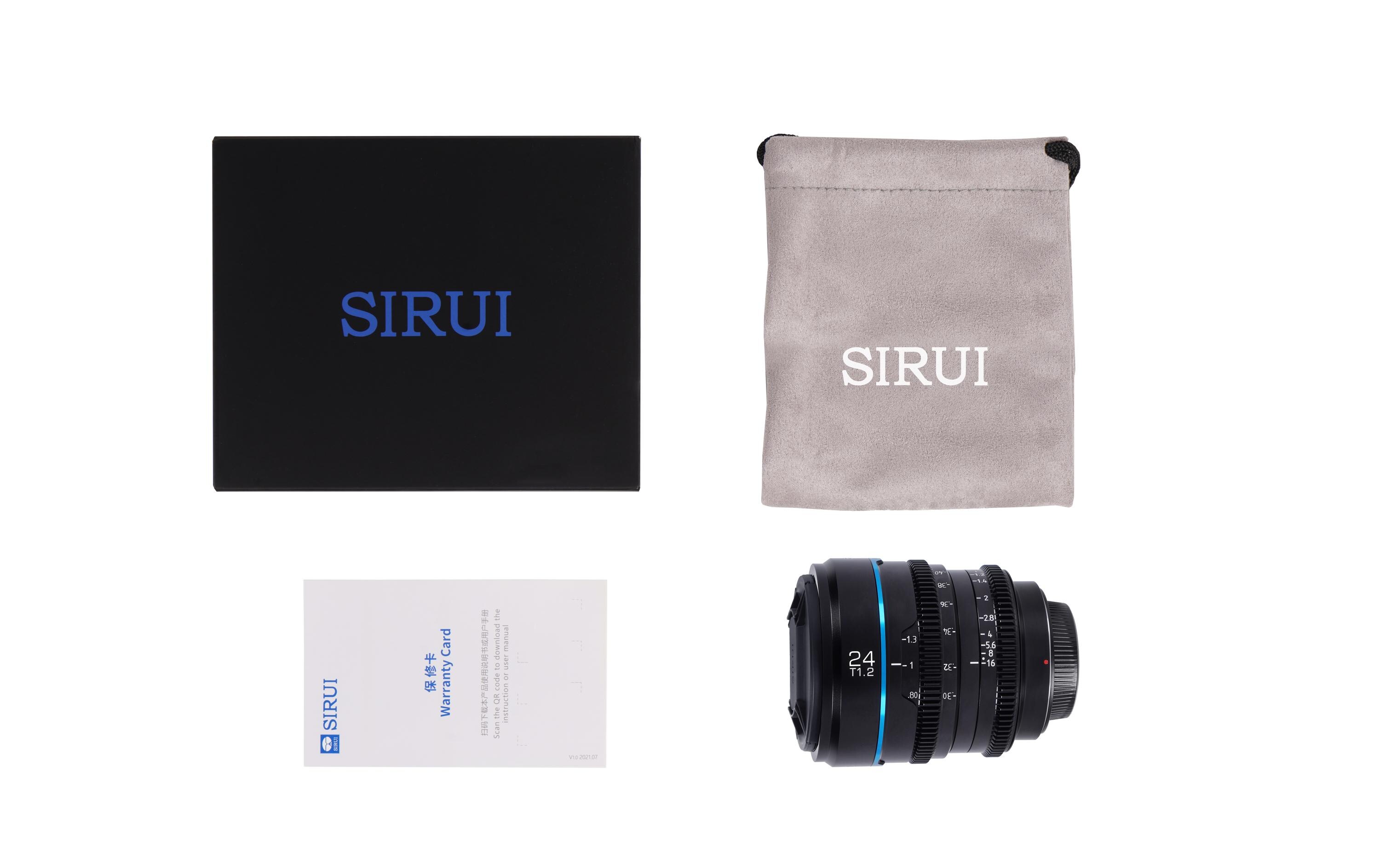 Festbrennweite Nightwalker 24 mm T1.2 S35 – Fujifilm X-Mount<br>Cine-Objektiv für X Mount-Kameras