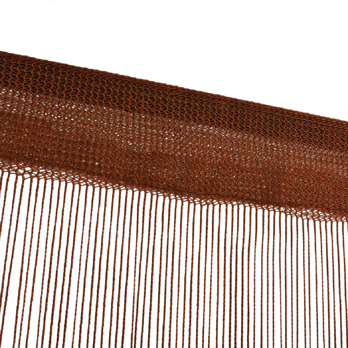 vidaXL Rideau en fils - Marron