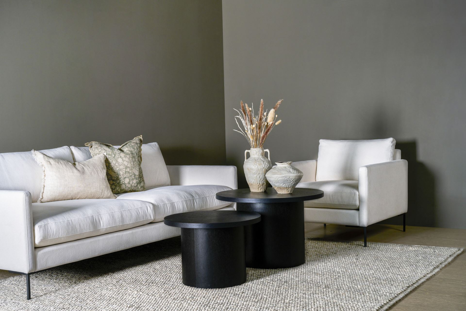Loungestol hvit - 86x95x83 cm