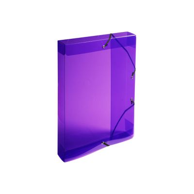 Exacompta Crystal - Boîte de classement plastique - dos 40 mm - disponible dans différentes couleurs