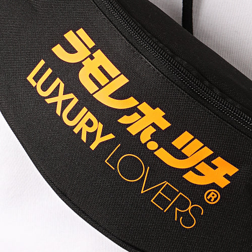 Sac Banane Shuto Noir Orange