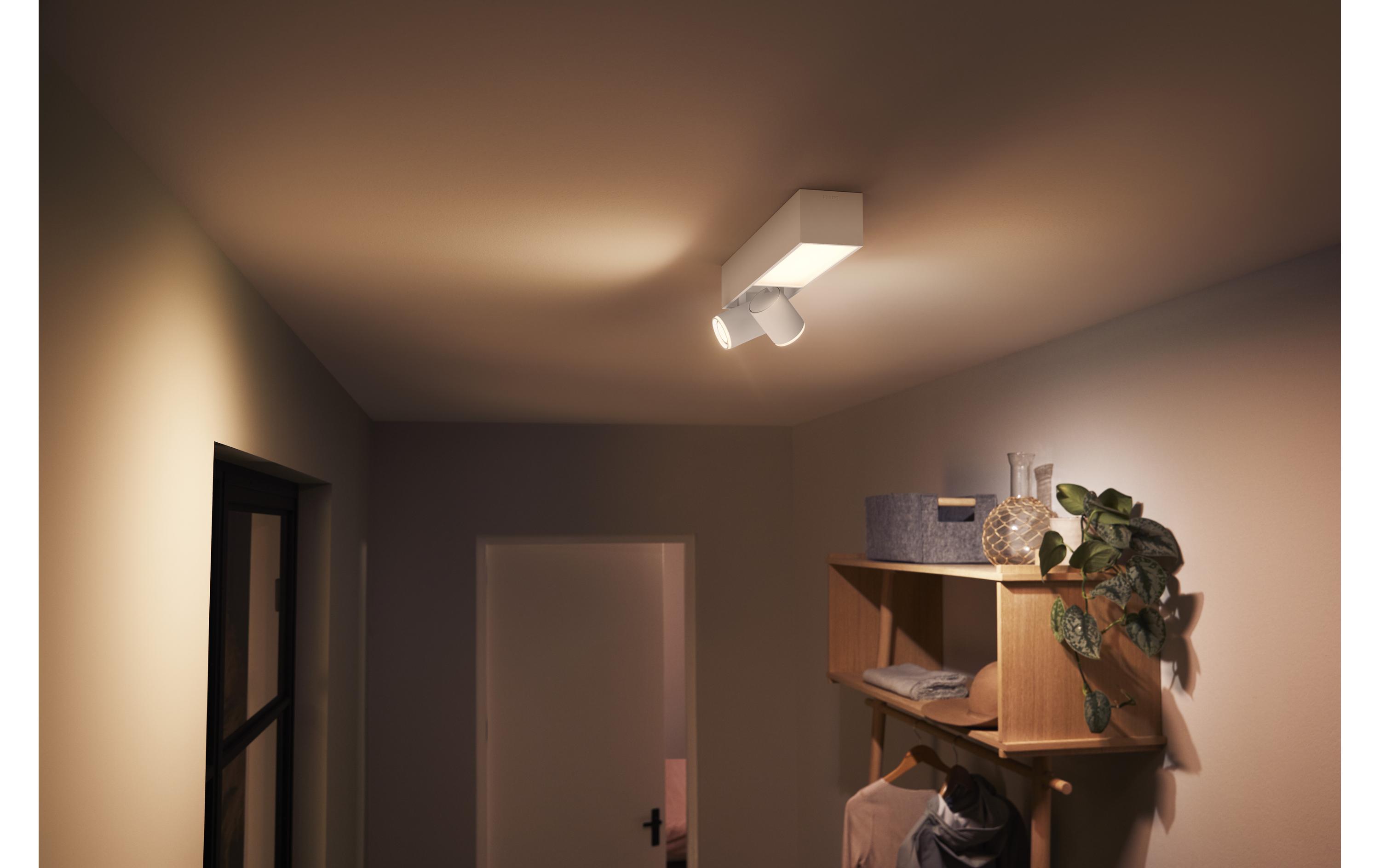 White & Color Ambiance Centris 2-Deckenspot Weiss<br>Smarte Beleuchtung für jeden Raum