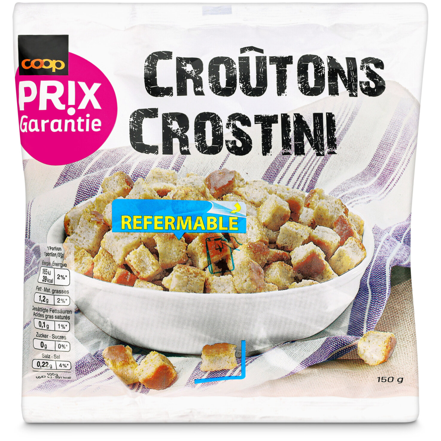 Prix Garantie Croutons