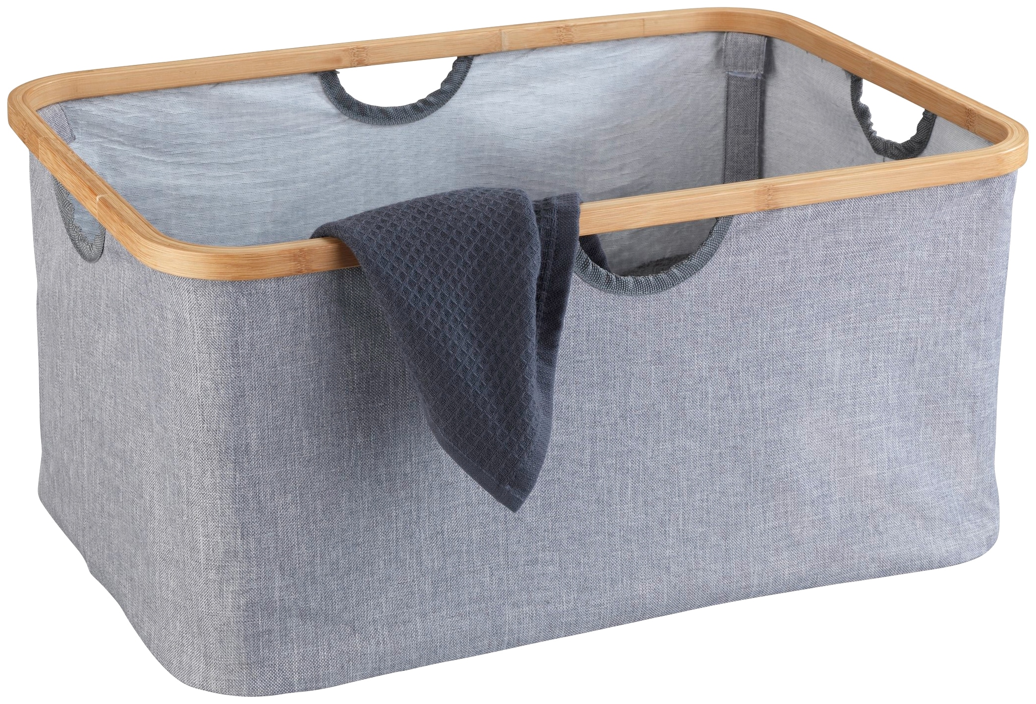 WENKO Wäschekorb »Bahari« BxTxH: 54x36x26 cm, 50 Liter