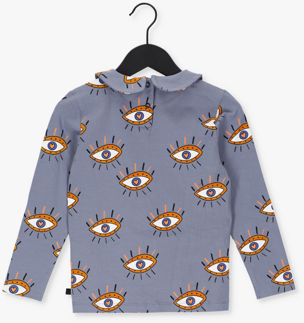 CARLIJNQ lichtblauwe carlijnq  heart eyes - longsleeve collar