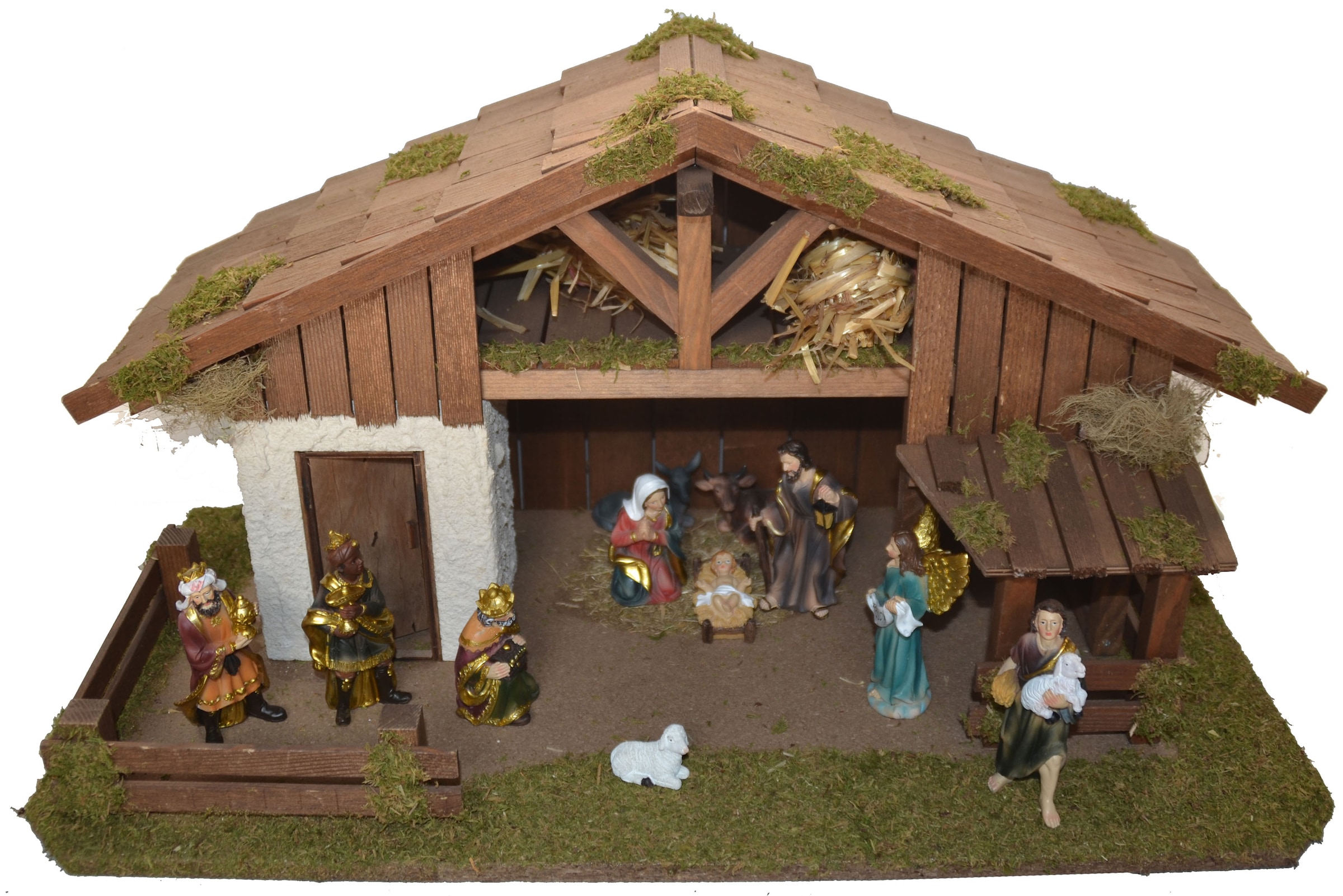 Alfred Kolbe Krippe »Weihnachtsdeko« in Handarbeit gefertigt, mit Krippenfiguren