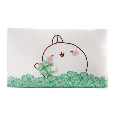 NICI Kissen MOLANG mit Kleeblatt, 43 x 25 cm