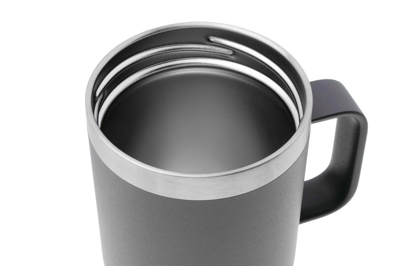 Yeti Rambler Travel Mug 20oz Stronghold Lid, Charcoal Grey, thermos reismok met deksel, 591 ml