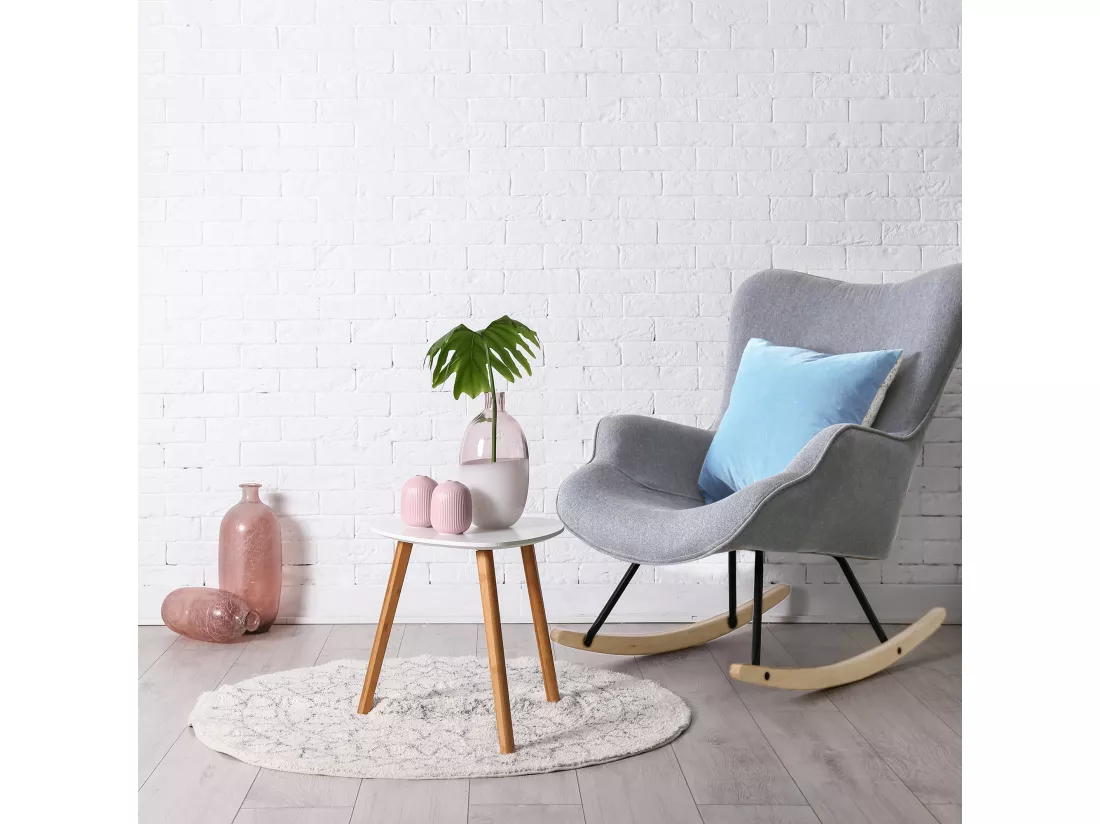 Fauteuil Helsinki A Bascule Gris M1