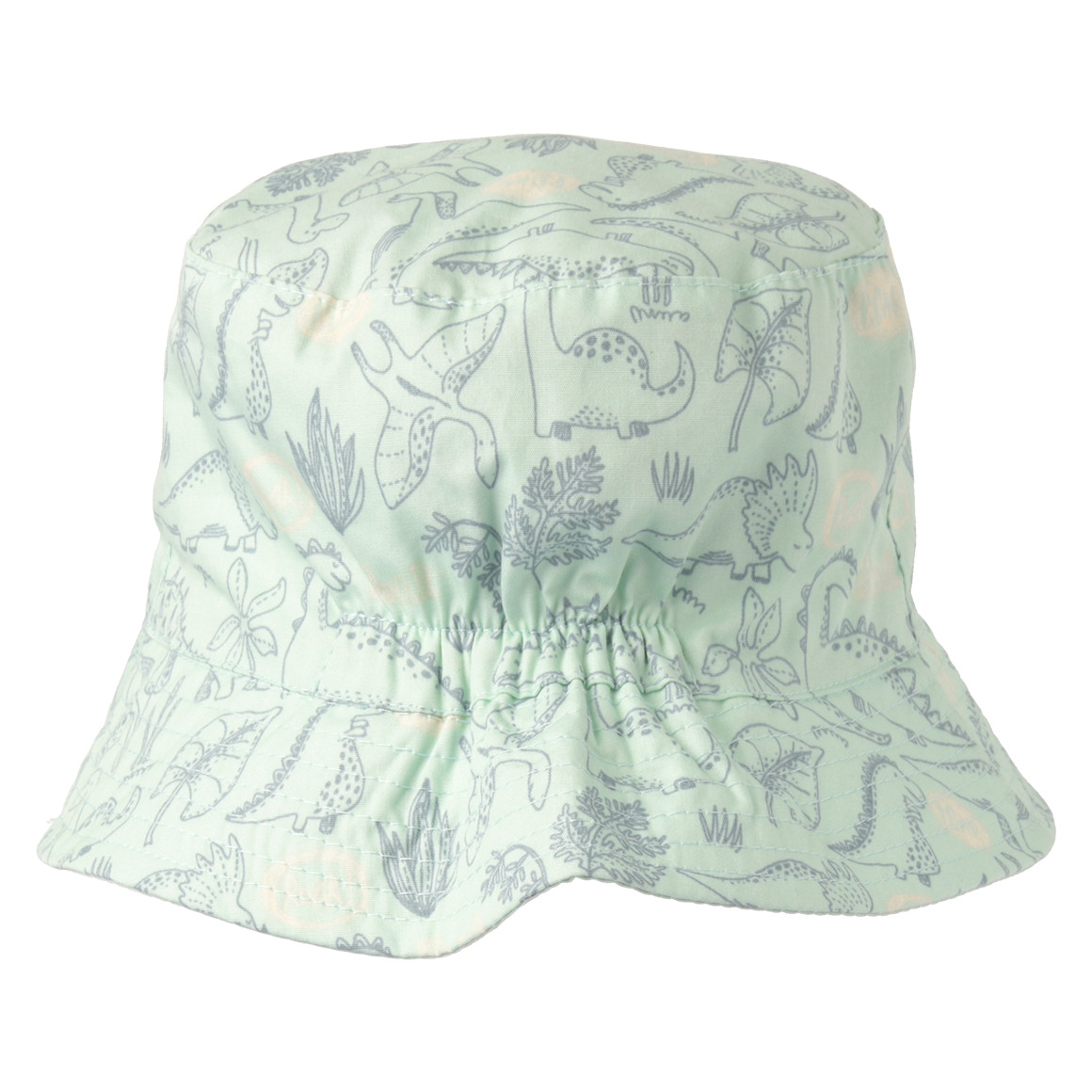 Topomini Baby Hut mit Dino-Allover türkis