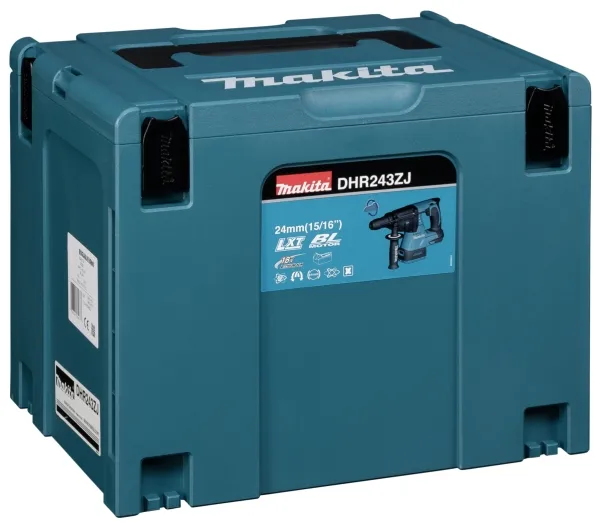 Makita DHR243 - Roterende hammer - ledningfri - 3 tilstande - SDS-plus - 2 Joule - intet batteri - 18 V - SOLO