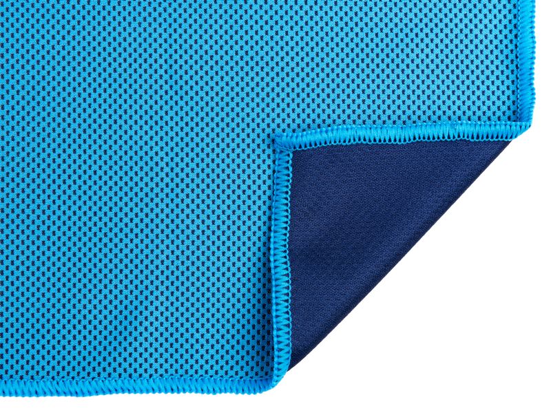 KOOR Kühltuch Aegean Blue, 30 x 100 cm Kühlendes Handtuch für den Sommer und sportliche Aktivitäten