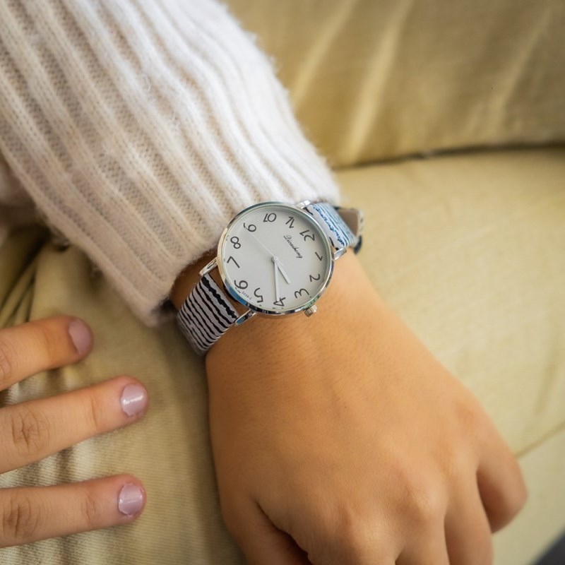 Montre Femme CHTIME bracelet Cuir Gris