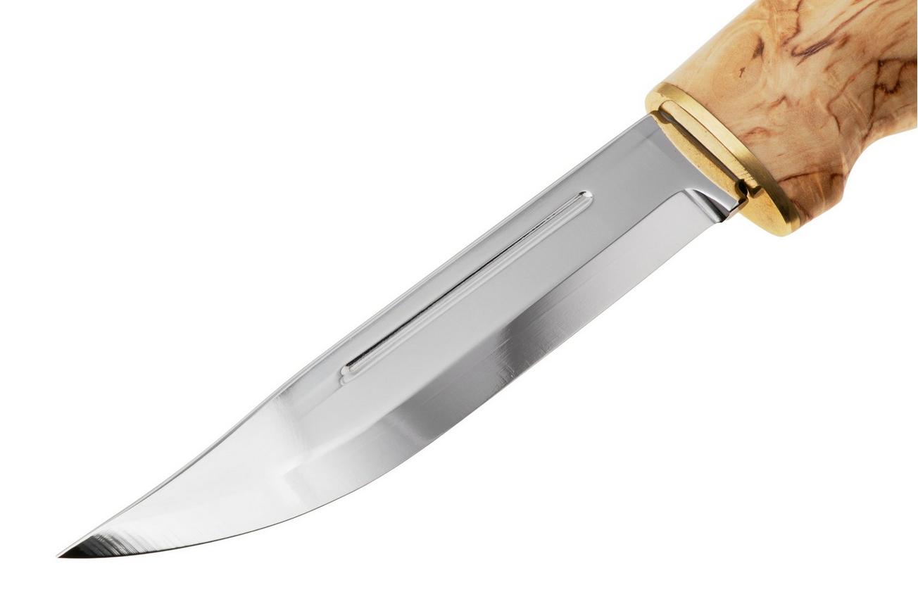 Marttiini Wild Reindeer 11 Pailakka 542014 Stainless, Curly Birch, vaststaand mes