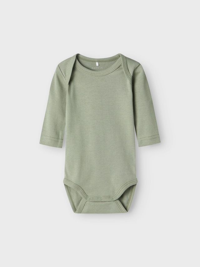 Name It Langarmbody »NBMBODY 3P LS GREEN DINO NOOS« Packung, 3 Stk.