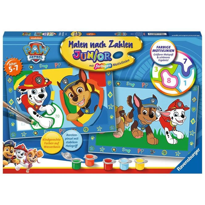 Paw Patrol - Malen nach Zahlen - Junior