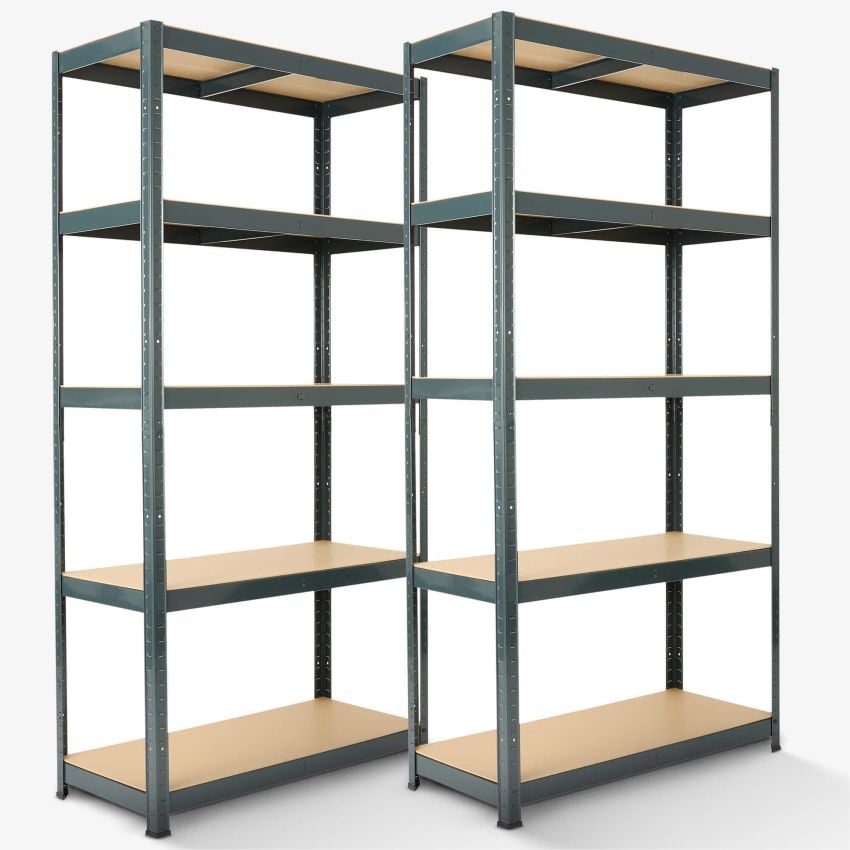 Schwerlastregal 180x90x30cm 875kg 2 Stück