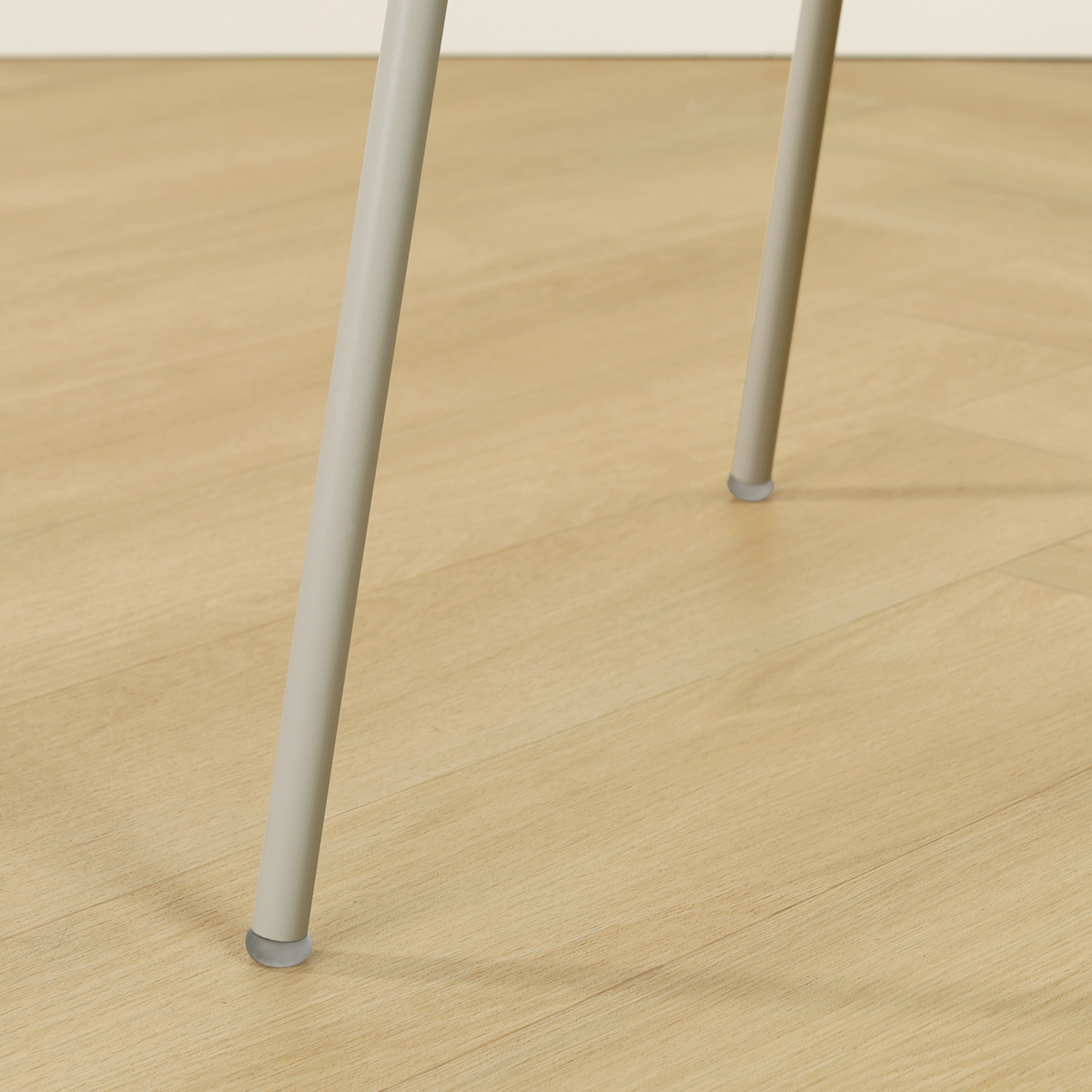 Eetkamerstoel Jasmijn bouclé beige - grijsbeige onderstel