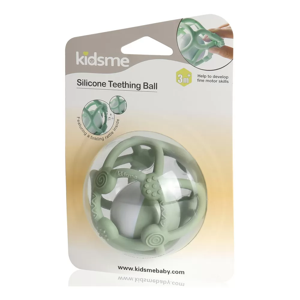 Kidsme Silicone Teething Ball Green