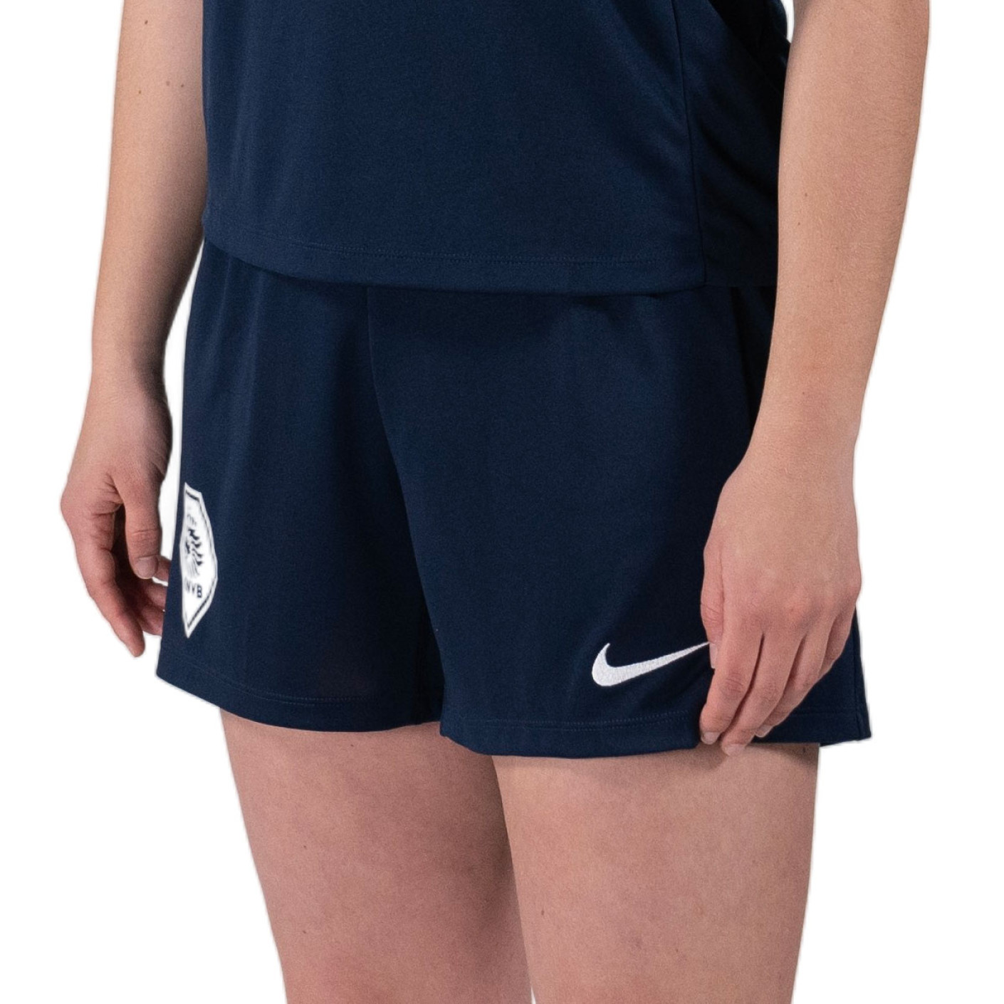 Nike KNVB Scheidsrechters Trainingsbroekje 2024-2026 Dames Donkerblauw Wit
