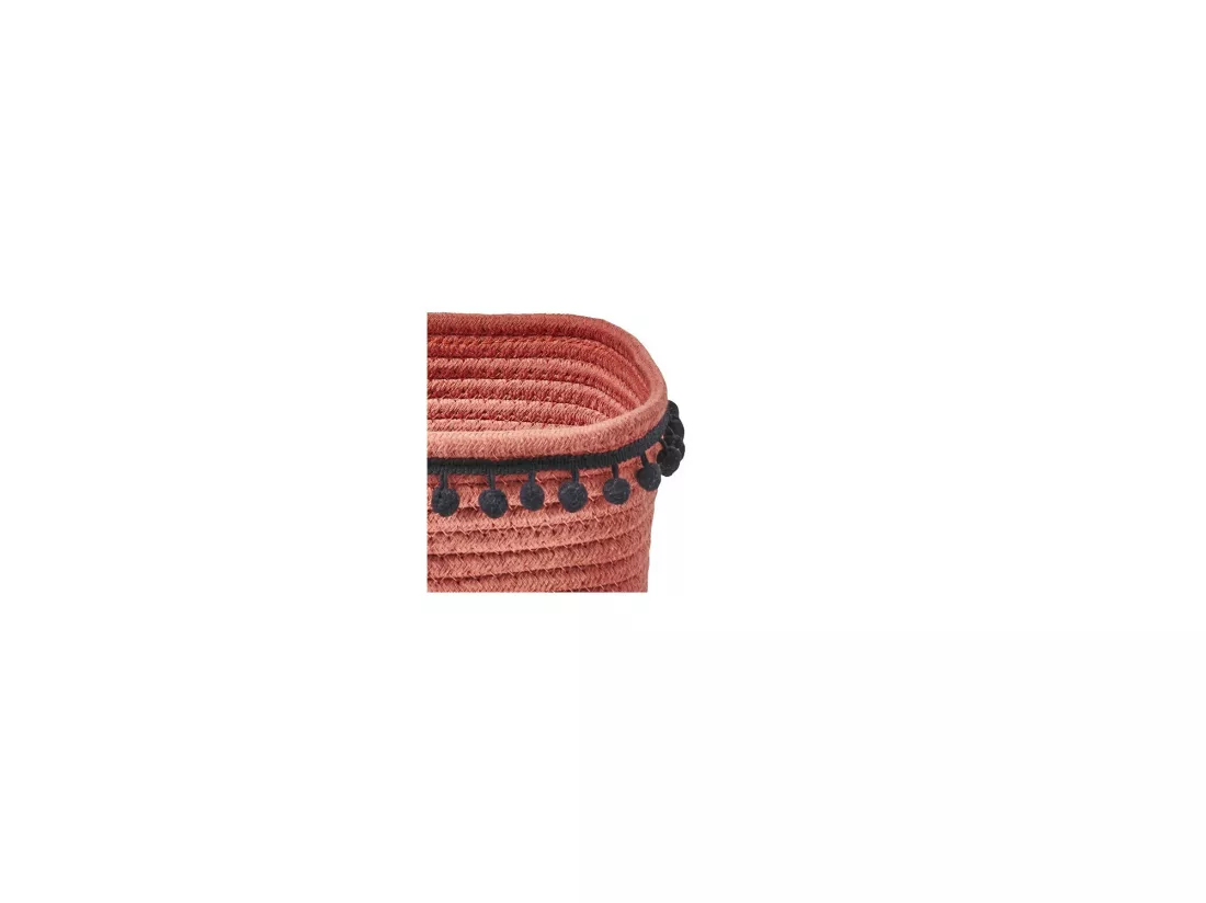 Lot de 2 paniers de rangements corde de coton TERRY