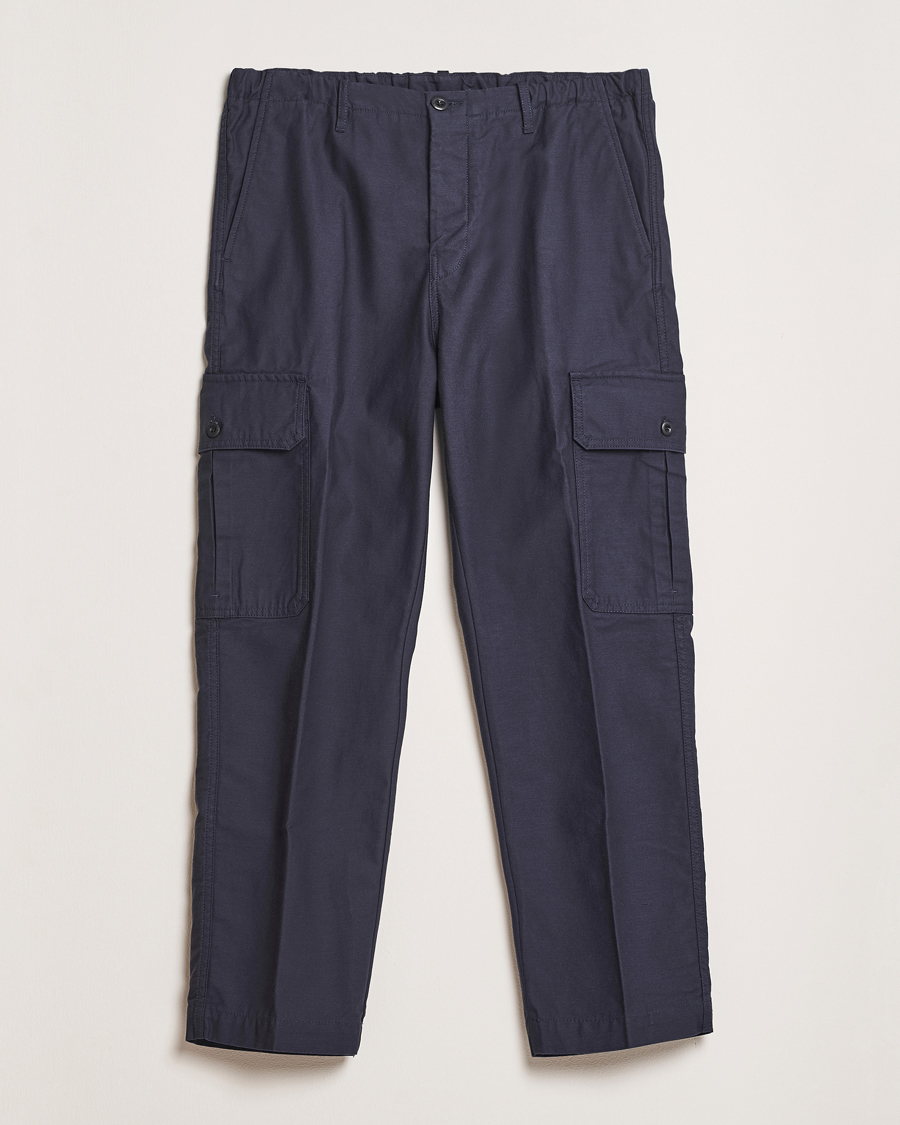 Incotex Regular Fit Cargo Pants Navy