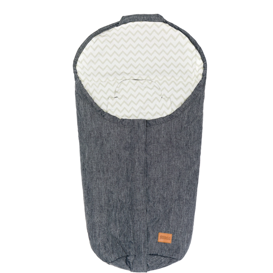 fillikid Sommerfußsack Light Small Gruppe 0 Grau Melange