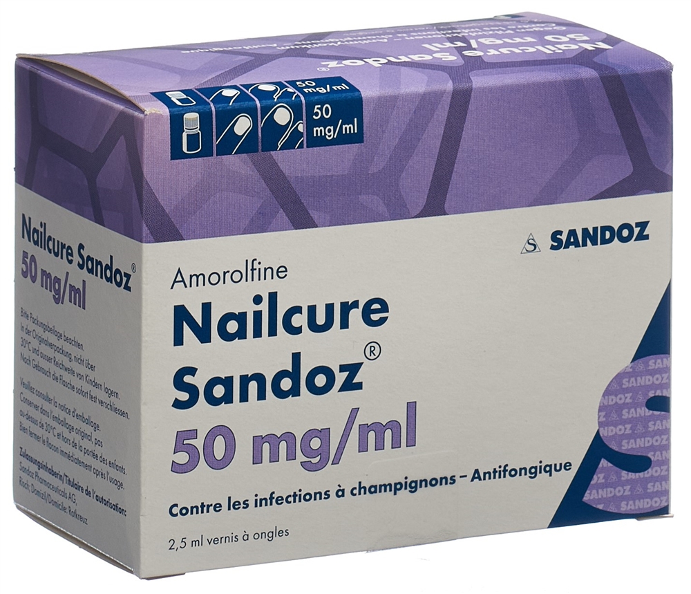 NAILCURE Nagellack 50 mg/ml Fl 2.5 ml