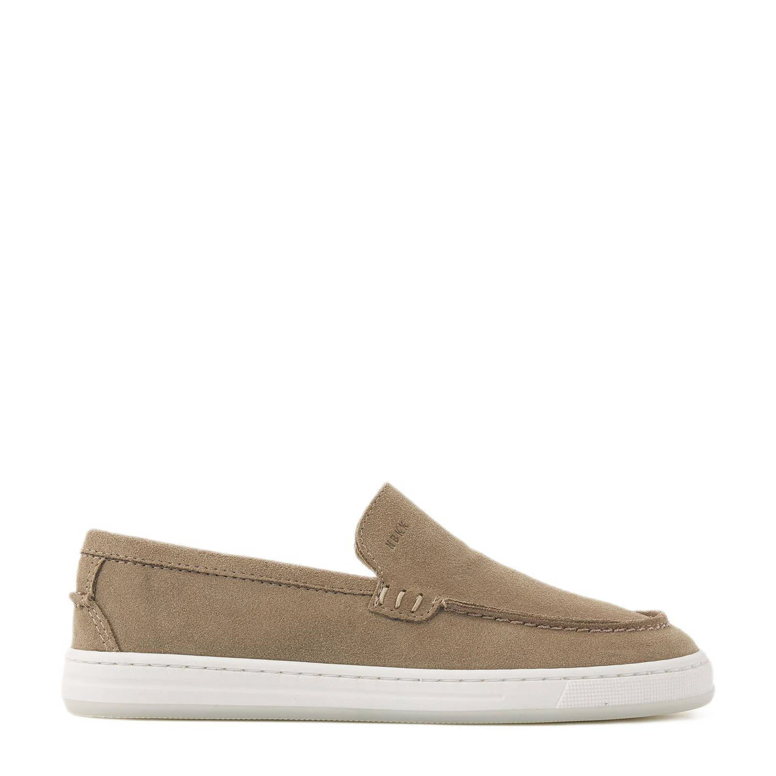 Nubikk suède loafers taupe