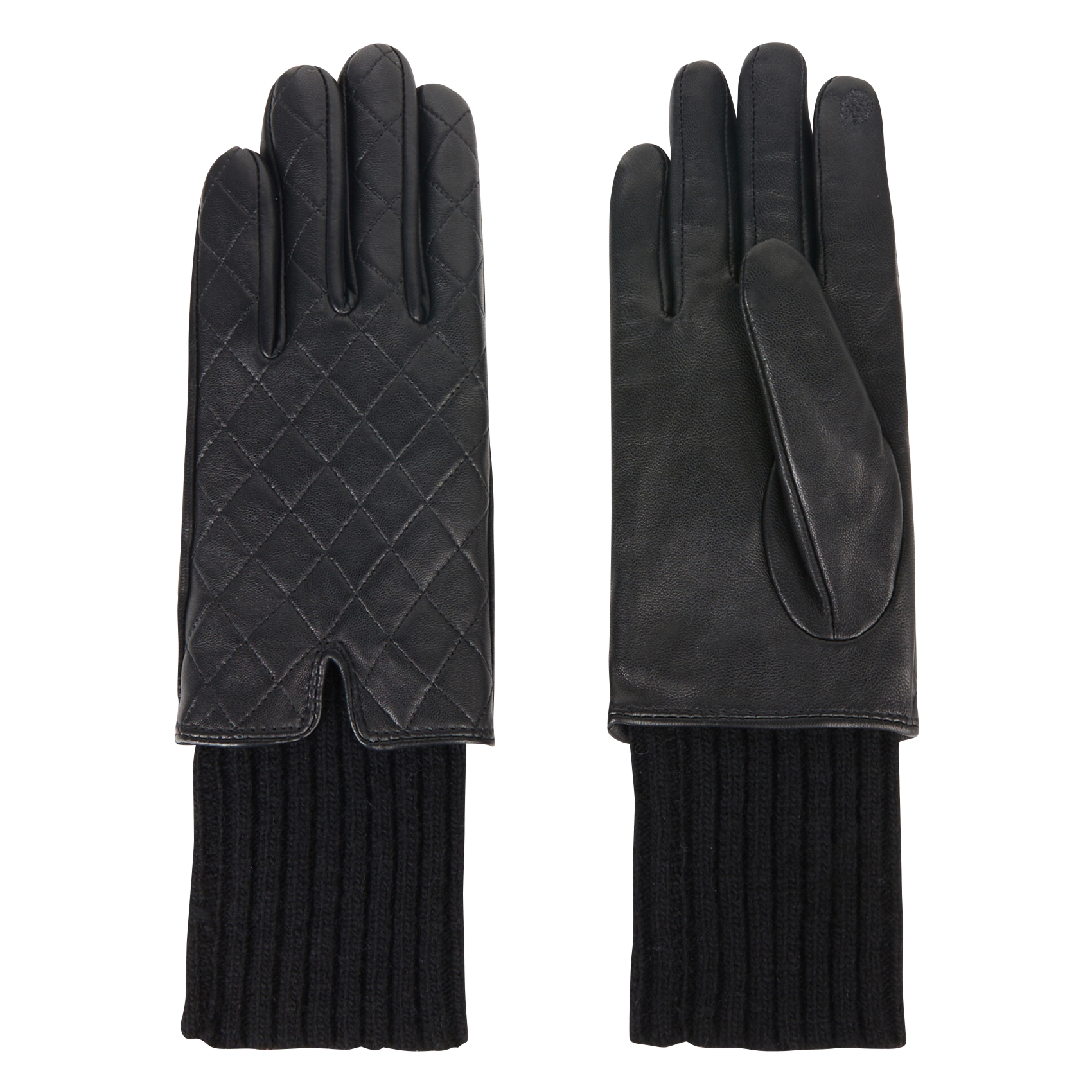 Gants en cuir | Noir